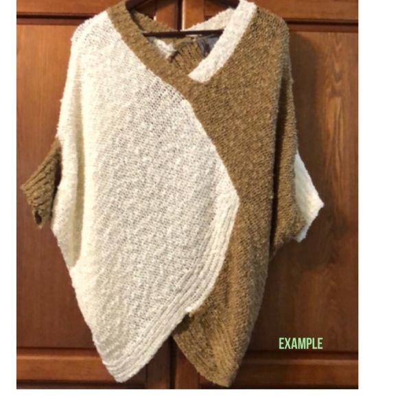 Asymmetrical Batwing Sweater - Picture 6 of 7